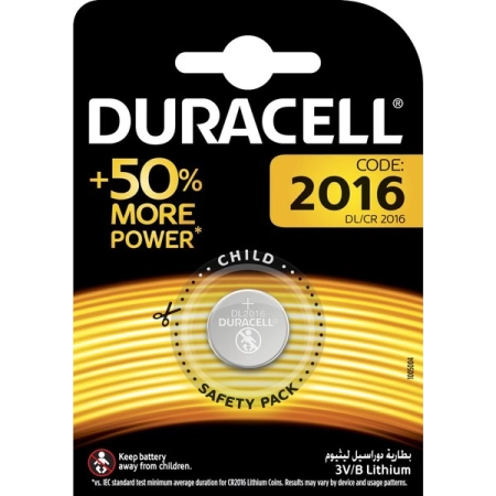 Bateria CR-2016 Duracell